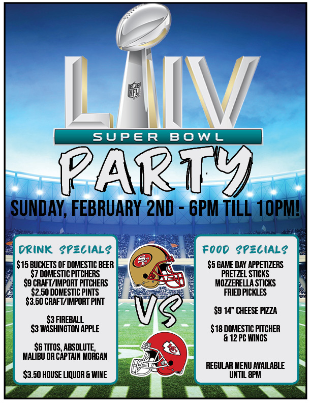 Eagle Landing Golf - Calendar Event - Super Bowl Party